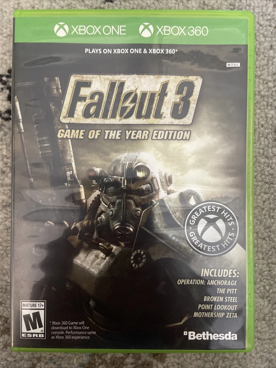 Fallout 3 Game of The Year Edition - Xbox 360 / Xbox One