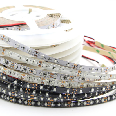 5m Oranges LED Strip IP20 – 30 LEDs/m, Selbstklebend, Mit Netzteil Und Hohlstecker-Buchse
