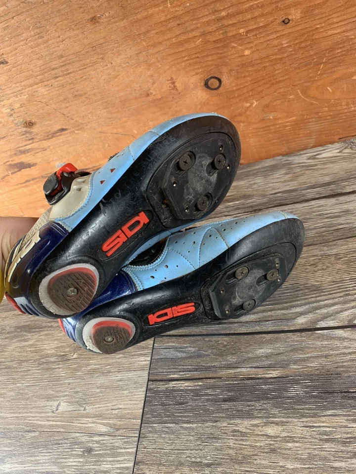 Женские велосипедные туфли Sidi Genius 4 размер 38 Peloton для шоссейного велоспорта размер 7,5 США N47 - Изображение 2 из 4