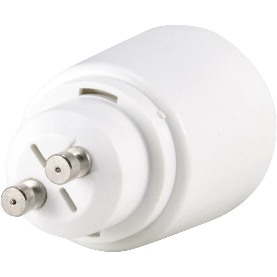 (5-pack) Light Bulb Socket Adapter GU10 GU-10 to Standard US E26 Medium Base 5X - Image 2 of 2