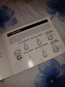 Thundercade Manual Booklet NES Nintendo Entertainment System Authentic Official