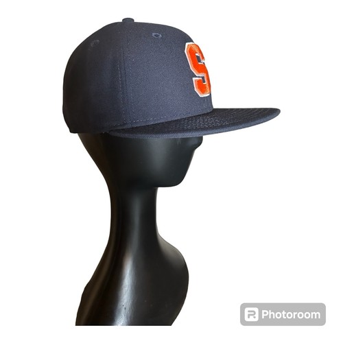 NEW ERA Syracuse Orange Navy 59FIFTY Fitted Cap 7 - Picture 2 of 6