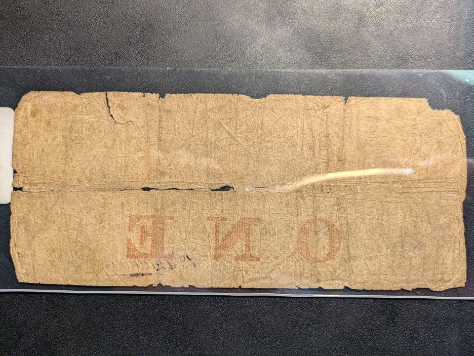 1 1852 West Killingly Connecticut CT Obsolete Currency Bank Note Bill