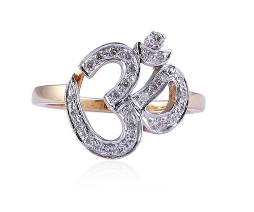 Pendentif En Or 18K Avec Diamants Ronds Pavés 0,38 Carats - Coupe Excellente, Couleur G, Clarté SI1