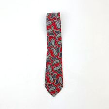 Vintage John Weitz Men  s Tie 100 Silk Paisley Pattern Made in USA 57 x 3.5"