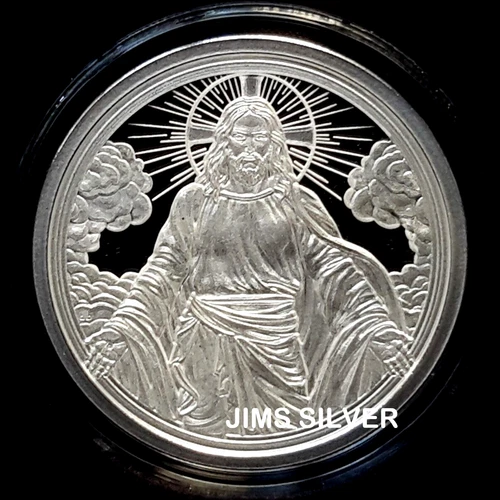 2024 Silver Shield CHRIST IS COMING 1 oz Silver PROOF w/ COA & BOX! 747 Mintage!