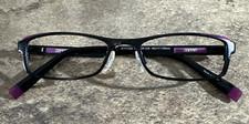 ESPRIT ET17335 538 Black Purple Eyeglasses Frame Spring Hinge 48-17-135-24mm G10