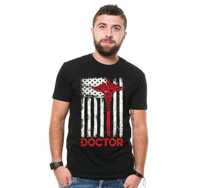 Doctor Patriotic Shirt Doctor USA Flag Shirt Mens Doctor DR Shirts For Him Men