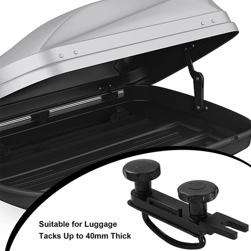 4x Universal Roof Box UBolt Clamps Cargo Carrier Roof Rack Bracket Van