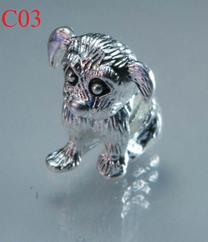 Exklusiv 2 Stück Ausverkauf! C 9 Pure Silber Charmante Perlen für Armband - Bild 4 von 4