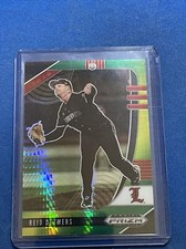 Reid Detmers 2020 Panini Prizm Baseball Draft Picks Hyper Green Yellow Parallel