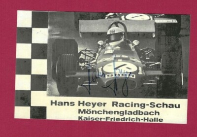 Hans Heyer - Deutschland  -- Formel 1 - Rennfahrer - 1 Grand Prix Start 1977