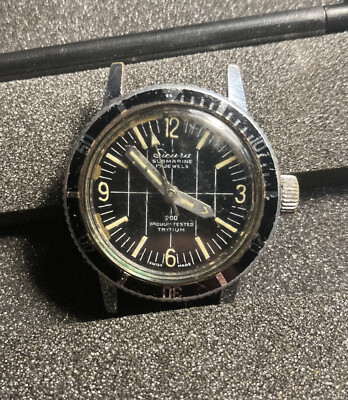 sicura Submarine 200 (breitling)17jewels swiss Cal.Sic super rare Uhrenversion