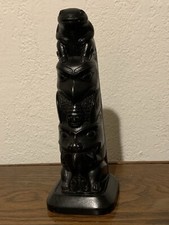 Boma Pearlite Totem Pole Statue Figurine Canada