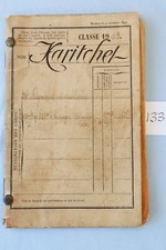 1903 France Army Soldier Livret Service Record Booklet Battle War