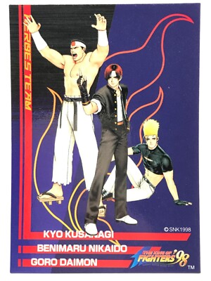 Kyo THE KING OF FIGHTERS 98 SNK Trading Cards Round2 Gamest JAPAN