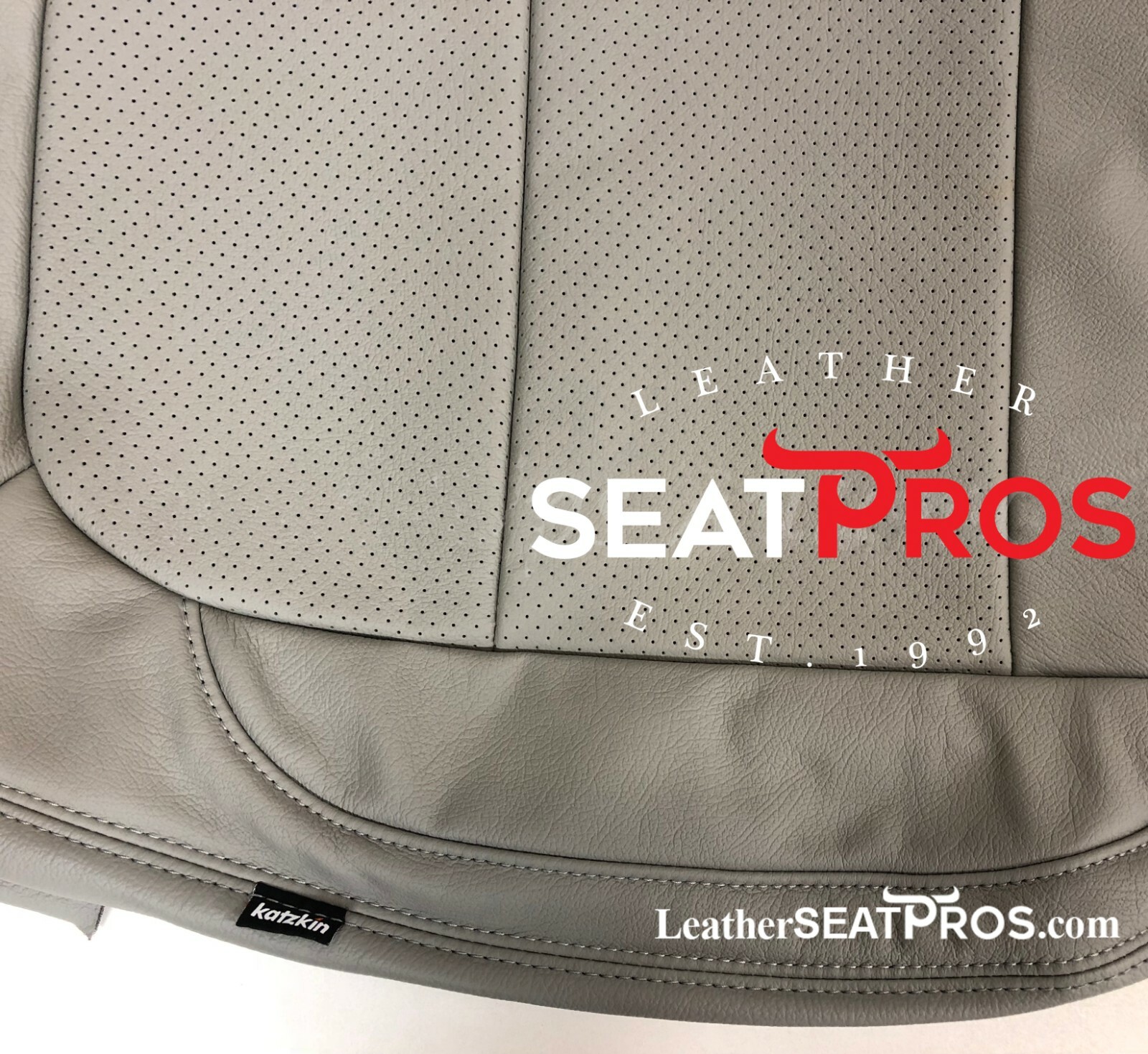 Leather Seat Covers 20192022 Chevrolet Silverado Crew Double Cab Gray