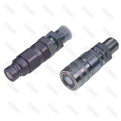 Male & Female Flat Face Coupler Kit 193-8334 193-8335 for Caterpillar 416F 420F
