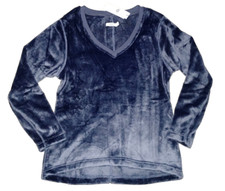 NEW UGG L Daisey Sweatshirt V Neck Pullover Fleece Blue Large NWT Women's Top