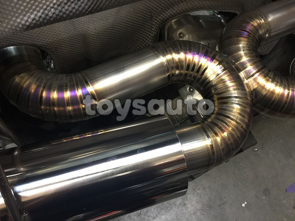 Rev9 18lbs Full Titanium Catback Exhaust + X Pipe for Audi R8 4.2L V8 08-15