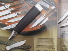  Messerscheide für Jagdnicker Messer 11 cm Klinge. Solinger Bayernmesserscheide.