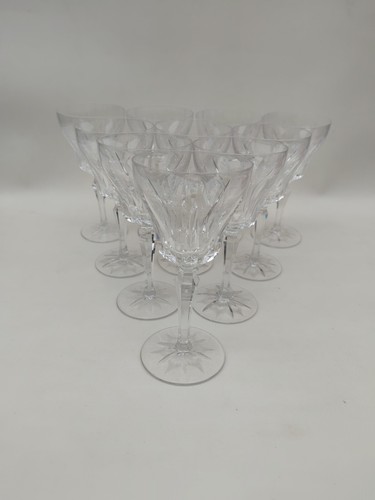 Verres à Vin Rouge Villeroy & Boch En Cristal – Lot De 7, Hauteur 14.5 Cm, état Très Bon
