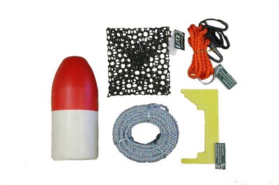 KUFA crabbing accessory kit (100' Lead rope,Caliper,Harness,Bait cage & Float) C