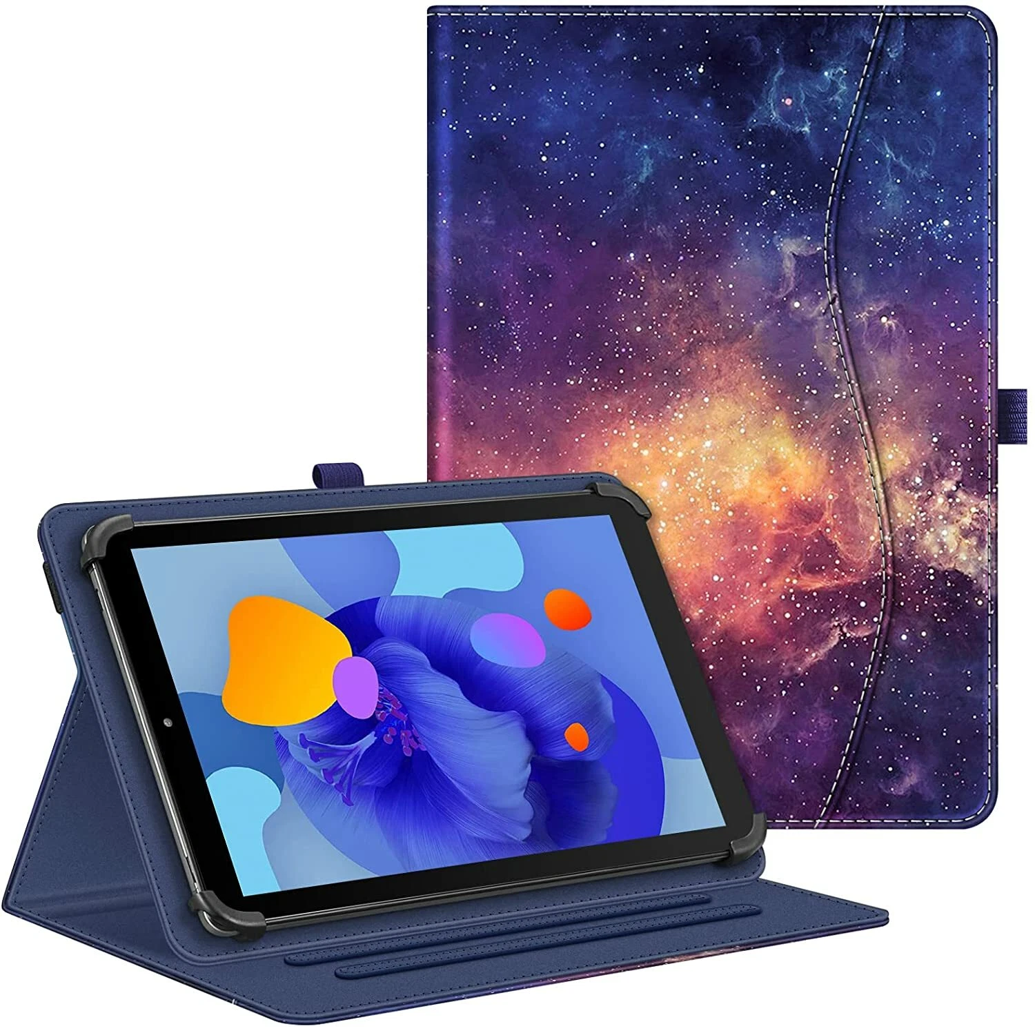 Custodia Universale per Tablet Android 10,1 Pollici con Anello per Custodia Universale per Tablet Android 10,1 Pollici con Anello per