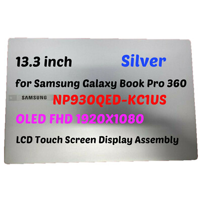 13.3'' for Samsung NP930QED-KC1US Notebook 9 Pro OLED Lcd Screen Assembly FHD