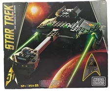 KLINGON D7 BATTLE CRUISER STAR TREK THE ORIGINAL SERIES MEGA BLOKS DPH80 2015