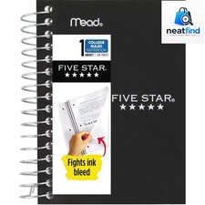 Spiral Notebook, Fat Lil' Pocket Notebook, College Ruled Paper, 200 Sheets, 5...