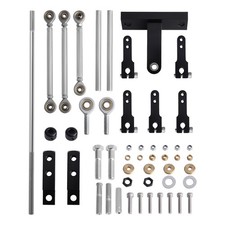 New Universal Carburetor Linkage Kits Dual Side Mount Throttle Linkage Replace