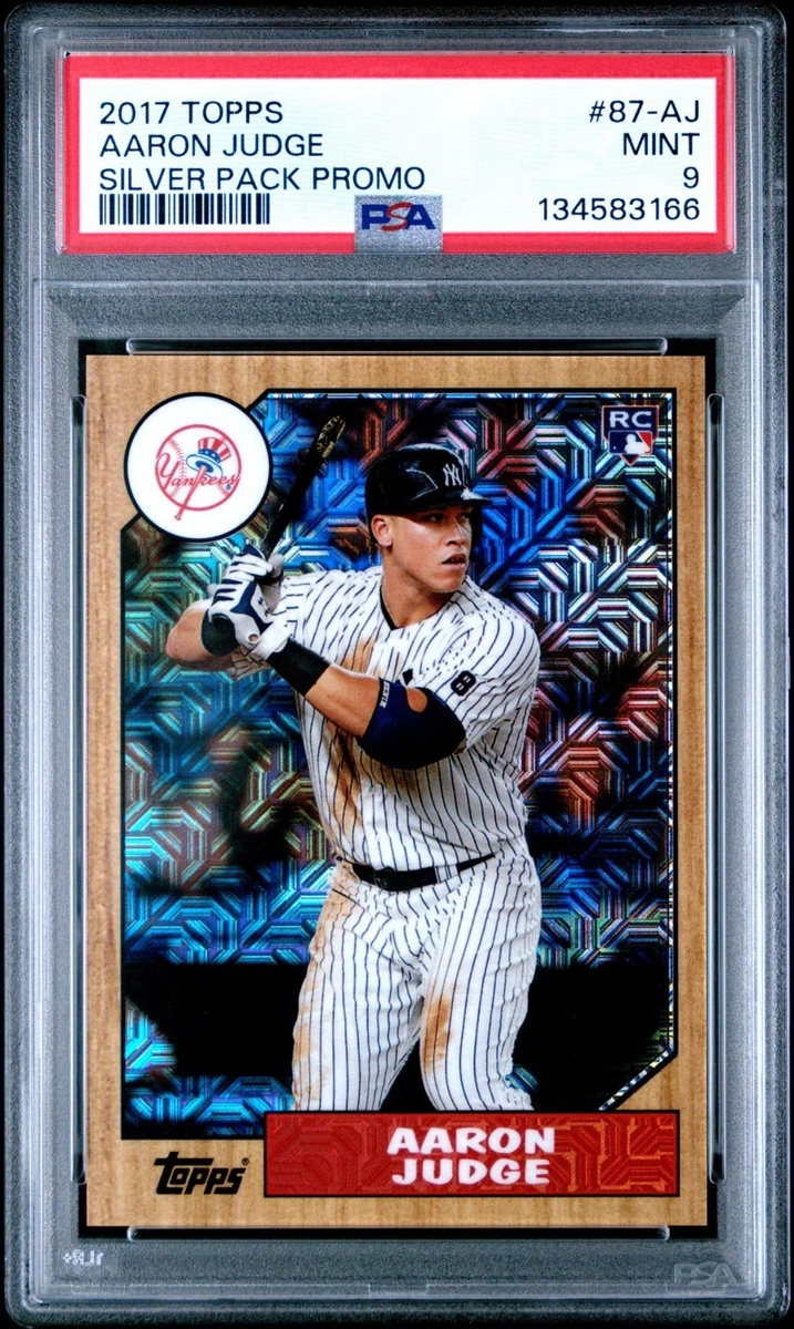 2017 Topps Silver Pack 1987 Design Chrome - Aaron Judge #87-AJ for