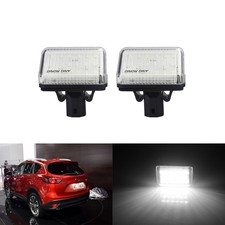 2x Led Kennzeichenbeleuchtung Weiss für Mazda Mazdaspeed6 (Atenza/MPS) 2005-2007