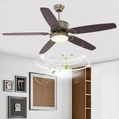 Adjustable Max 40W Smart Ceiling Fan W/Light 2200LM Ceiling Fan Light W/Remote