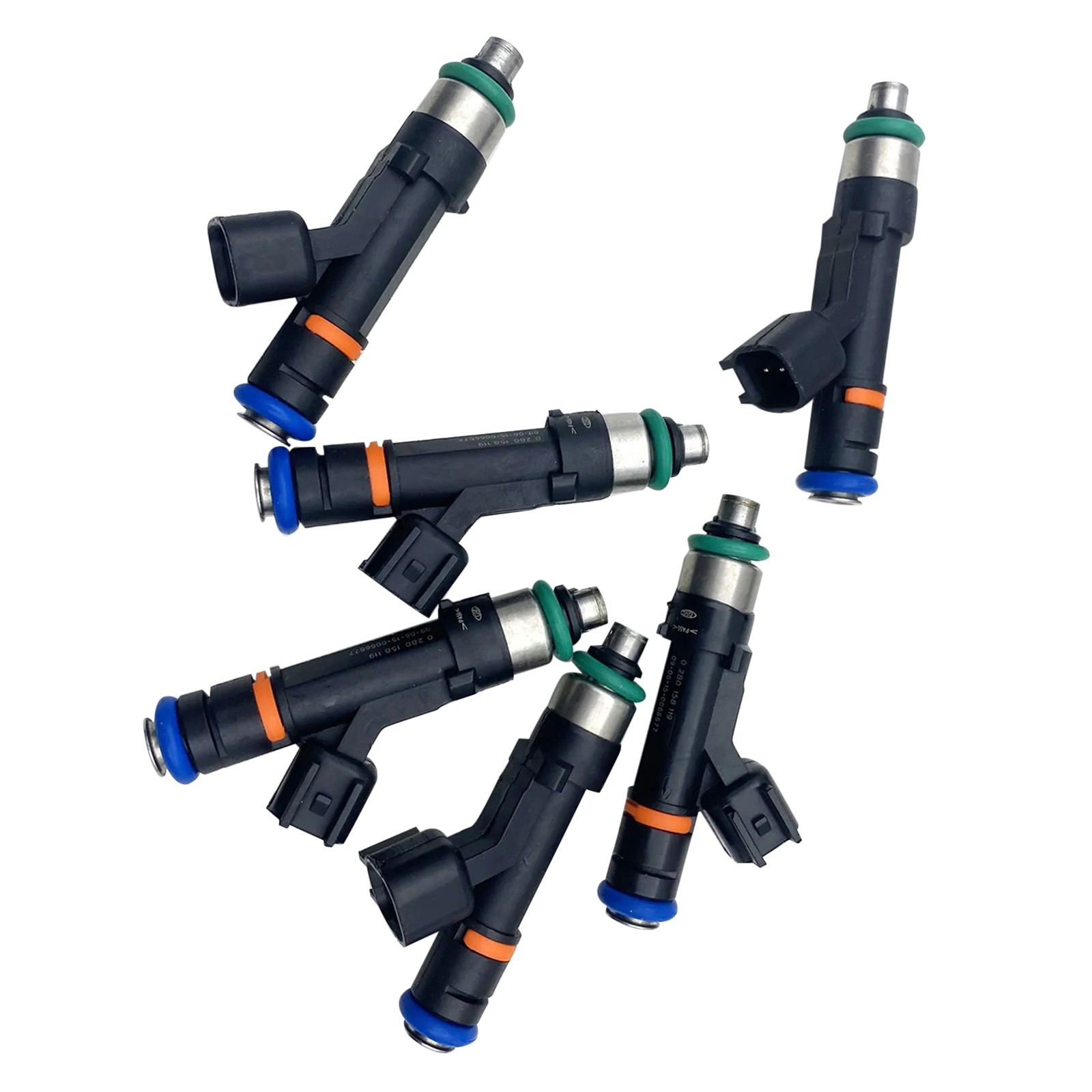 New 6pcs Fuel Injectors 0280158119 Fits for Jeep Wrangler 3.8L 04861667AA 07-11 thumbnail 2