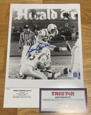Gino Cappelletti Auto Autograph Signed 8x10 Photo Tri-Star COA Rare