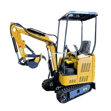 AGT Mini Excavator Digger with 13.5HP Gas RATO R420D Engine Pilot Control System