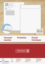 Versandtasche C4 wei m. Fenster 25er
