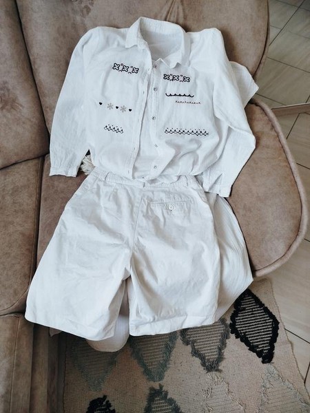 Women Shirt White Cotton 34 / XS / 42