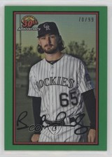 2019 Bowman Green Refractor 70/99 Brendan Rodgers #B30-BR Rookie RC 1o3