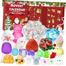 Squishy Advent Calendar 2026, Fidget Christmas Countdown Calendar, 24 Days of