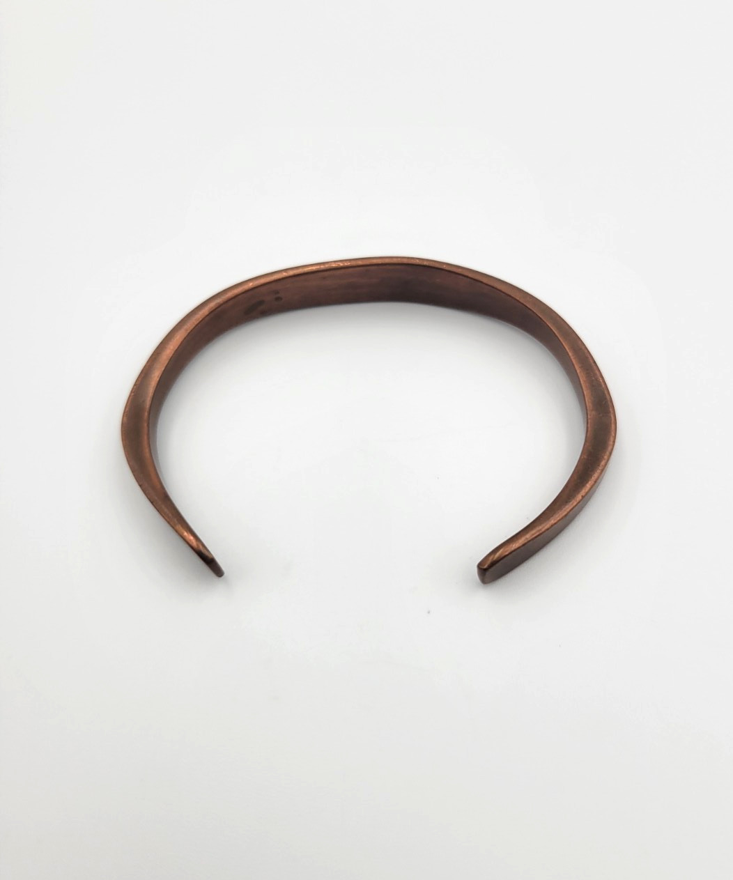 Artisan Solid Brushed Copper Cuff Minimalist Brac… - image 6