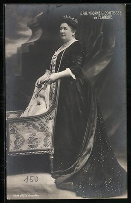 Ansichtskarte Madame la Comtesse de Flandre 