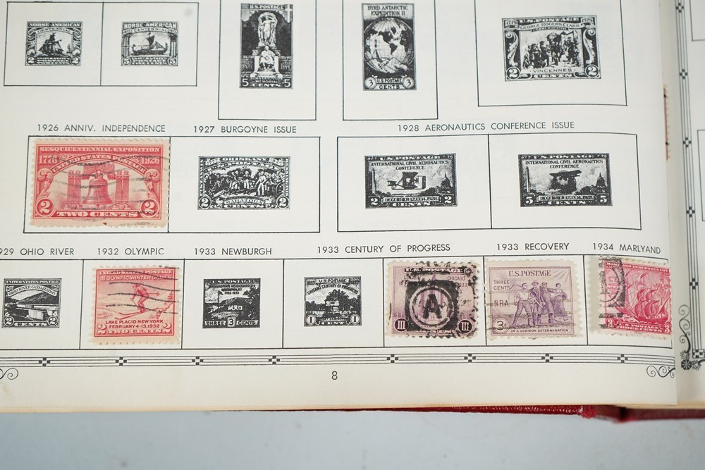 US & WORLDWIDE 1860s-1950s COLLECTION OF 2,750+ STAMPS MINT & USED IN ALBUM