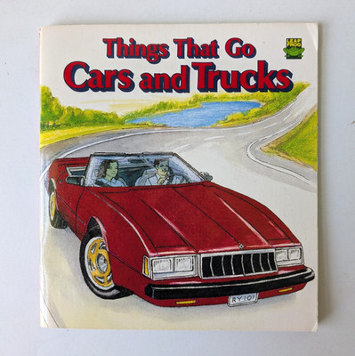 Kids Book Things that Go Cars Trucks Leap Frog Early Reader 1990 Pre-K Reading