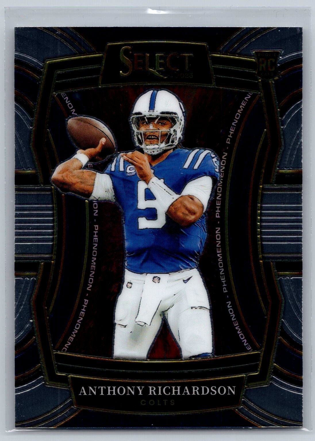 2023 panini select football anthony richardson phenomenon rookie card #PH-ARI