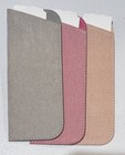 NEW GRAY PINK and Tan 3 Pack Soft Slip-In Eyeglasses Cases — photo 3