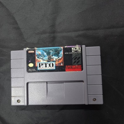 PTO PACIFIC THEATER OF OPERATIONS Super Nintendo SNES cleaned & tested FREE SHIP