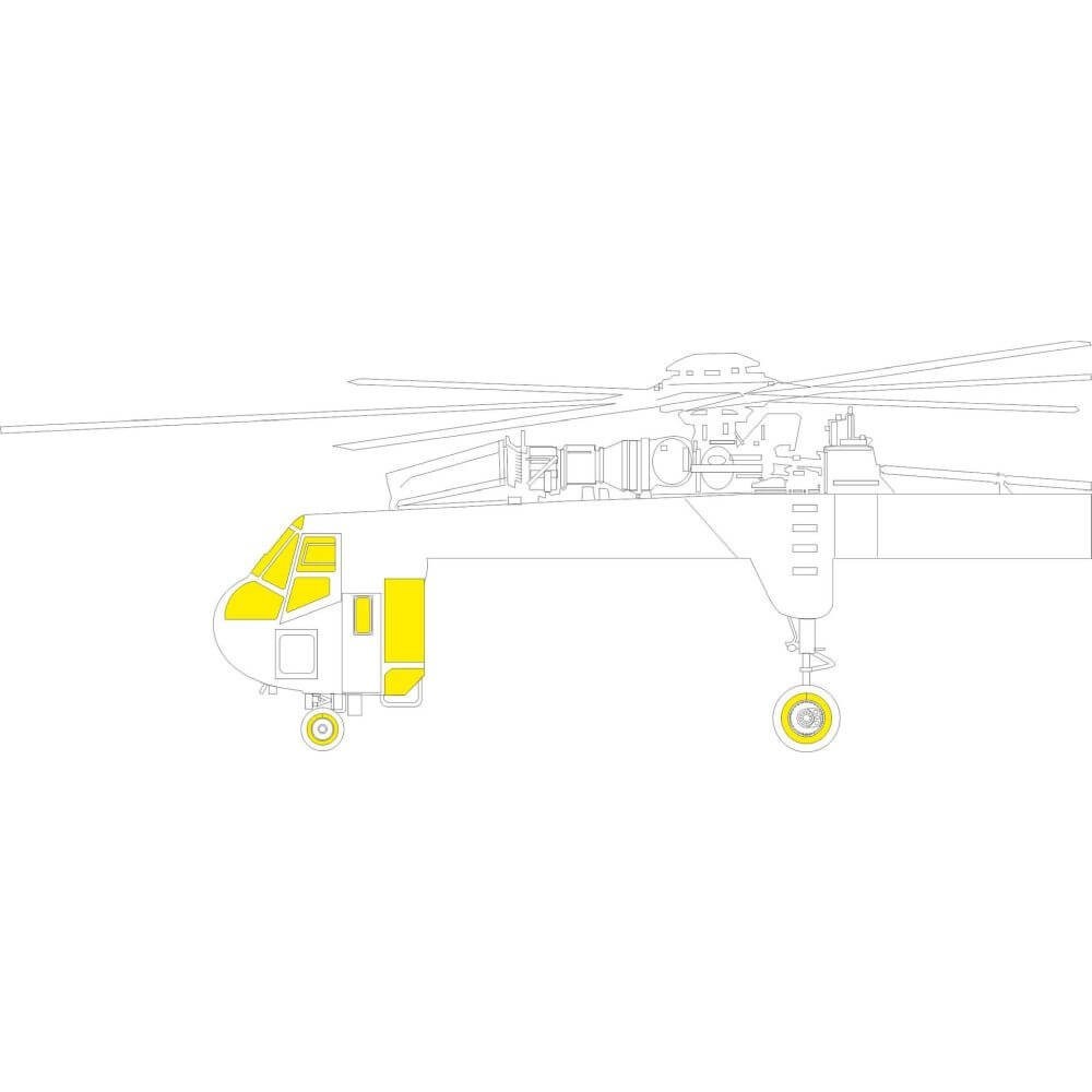 1:35 Sikorsky CH-54A ""Tarhe"" TFace Masking Set for ICM JX307 Eduard